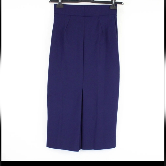 Chiara Boni La Petite Robe Delfina Pull-On Pencil Skirt in red- Size 6 - Picture 4 of 10